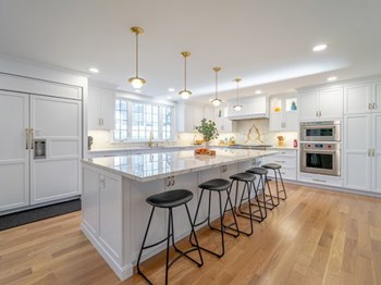 Light & bright kitchen renovation in Burlington, MA